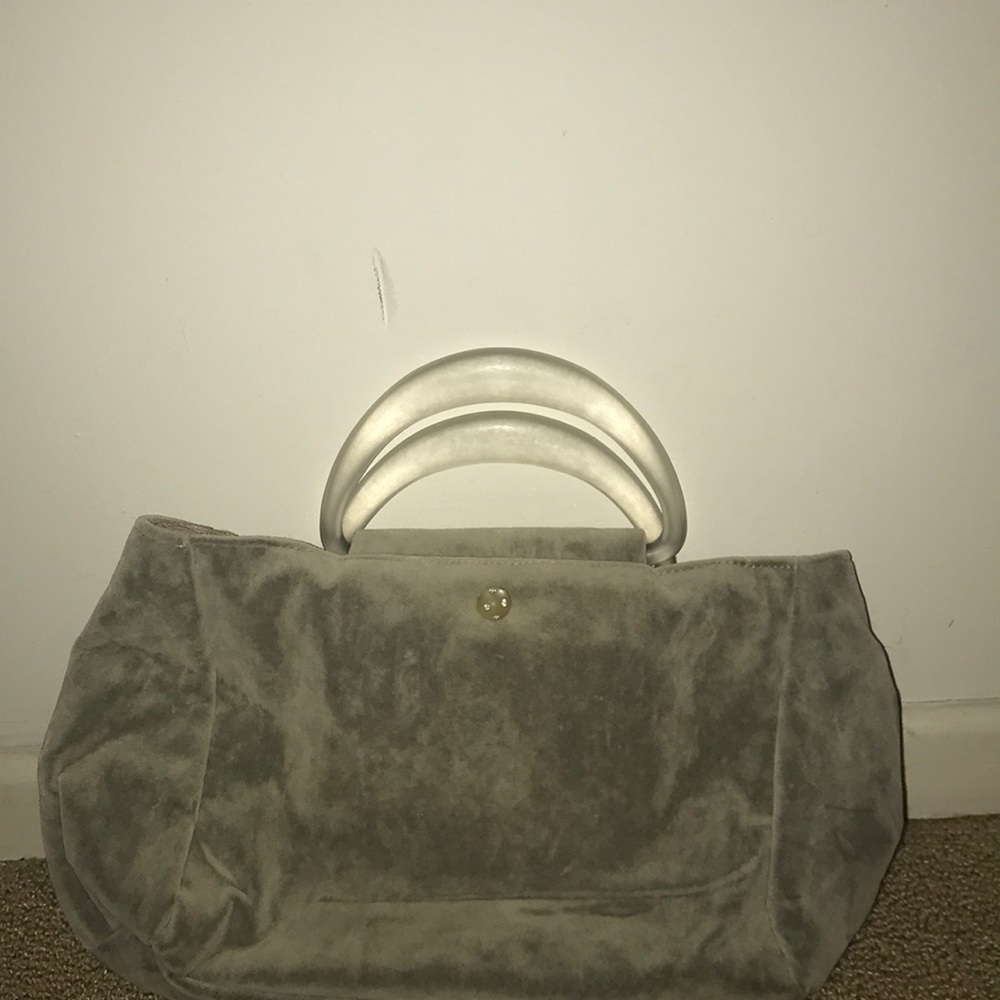 Small velvet evening or daytime purse
